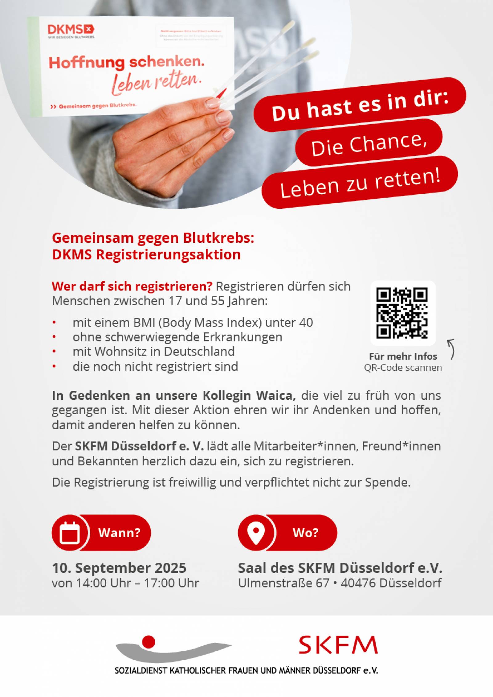 DKMS Registrierungsaktion