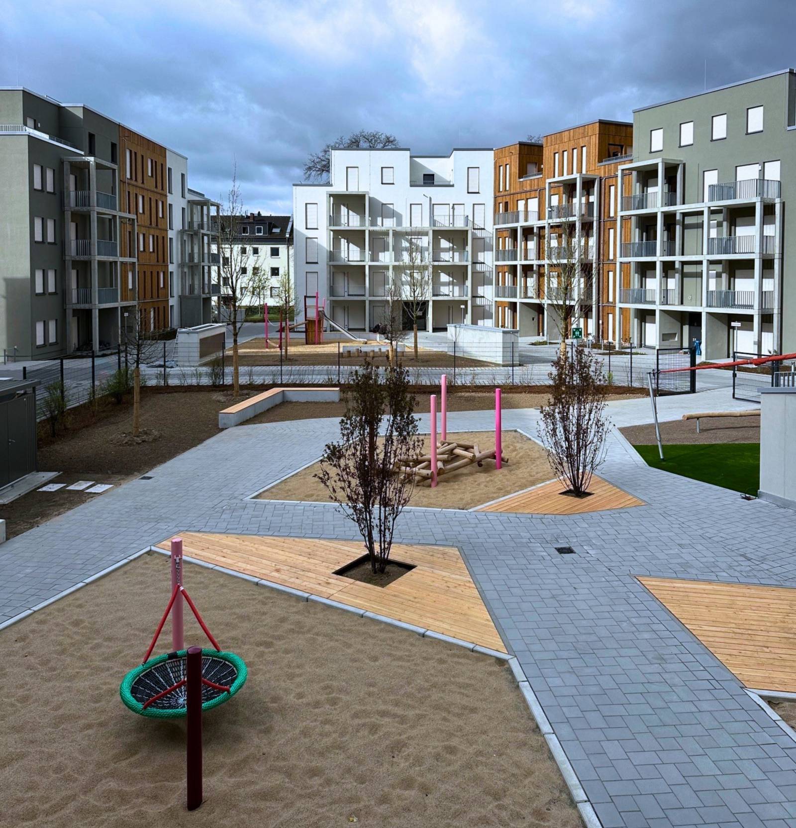 Neue Kita: Außenbereich