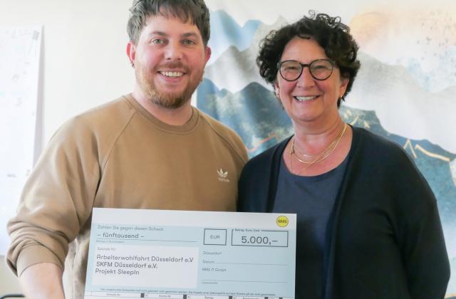 ARAG spendet 5.000 Euro an das SleepIn